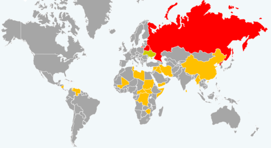 Sanctions in countries