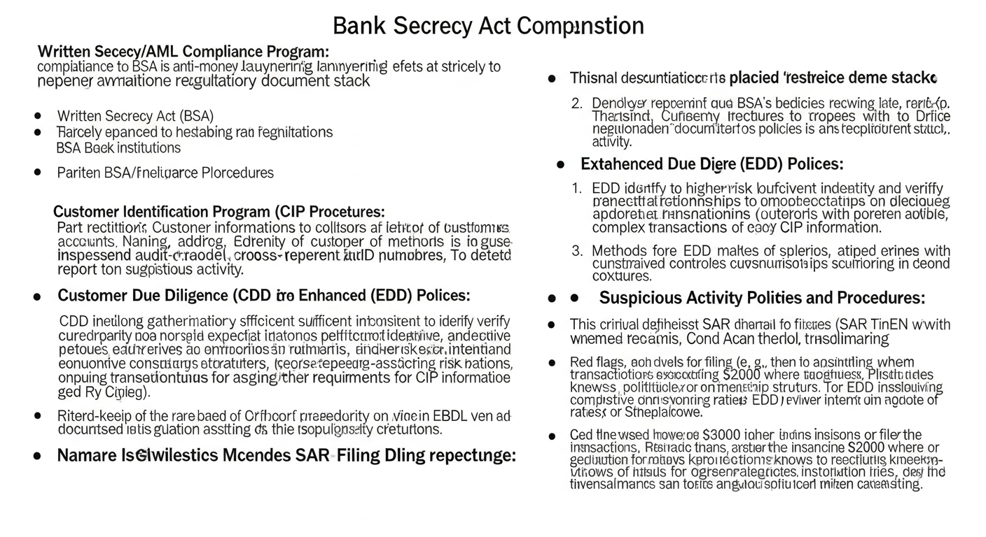 FinCEN BSA bank secrecy act compliance regulatory