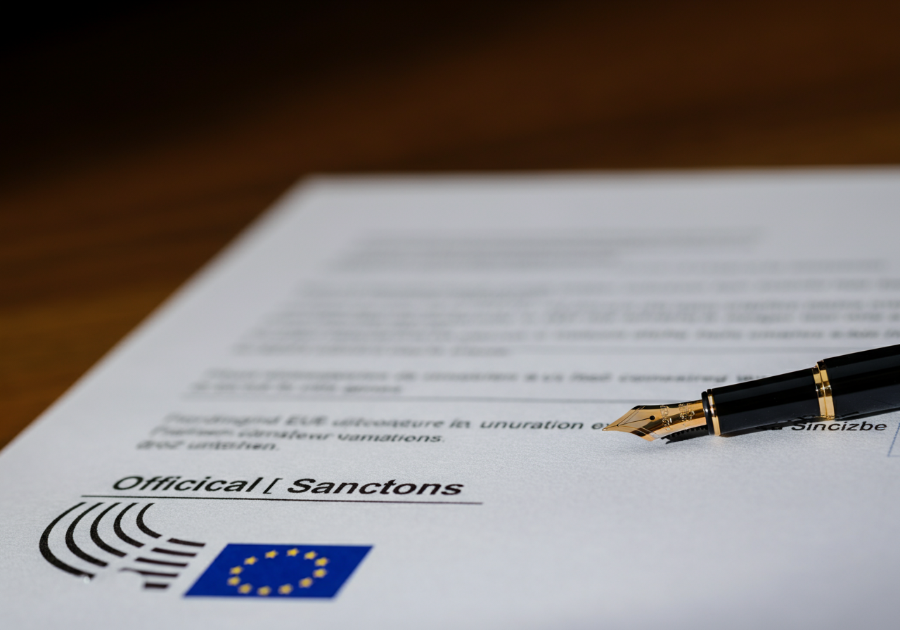 EU asset freeze and sanctions delisting legal documents reviewed by lawyer