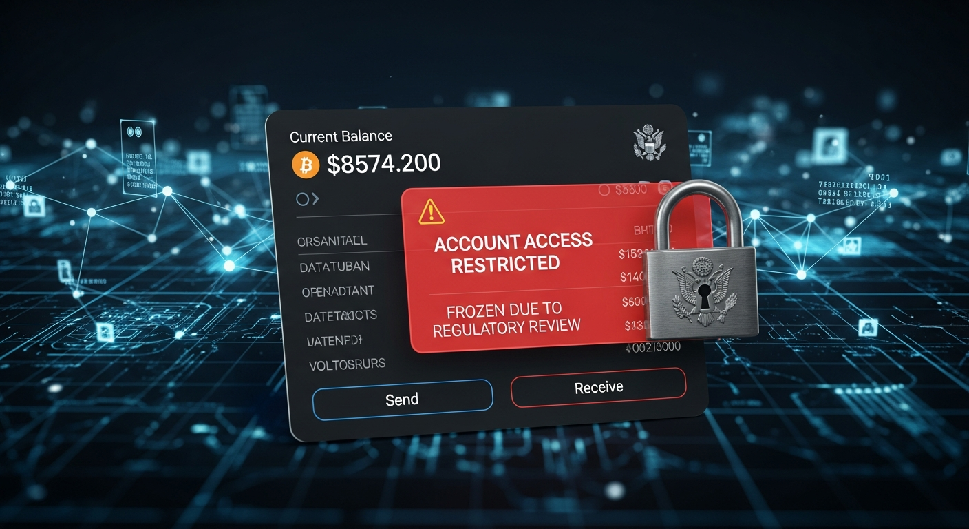 OFAC blocked Bitcoin wallet — sanctioned cryptocurrency address